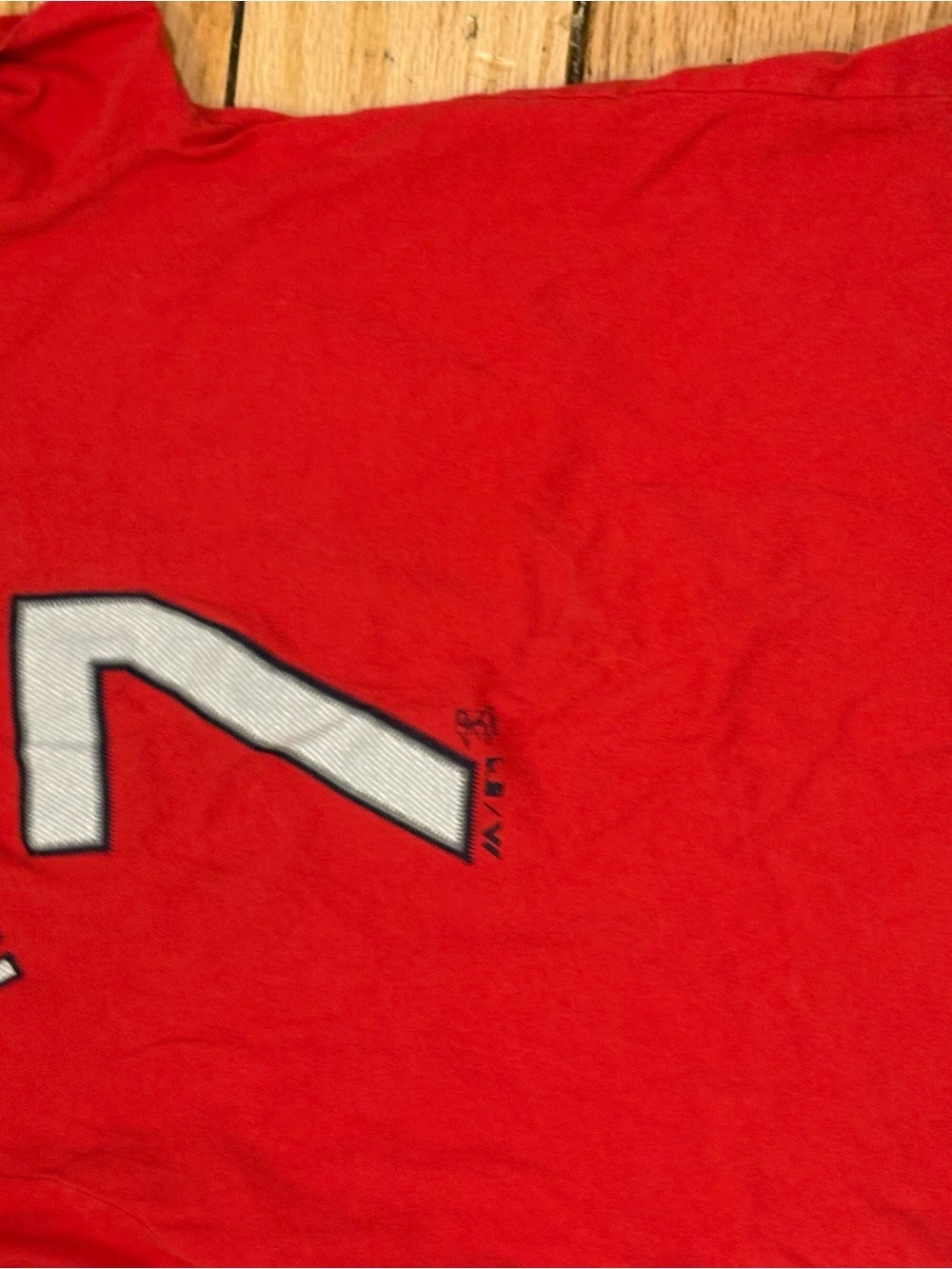 Majestic Boys Red St Louis Cardinals Bat Graphic Tee kids large - Picture 2 of 2